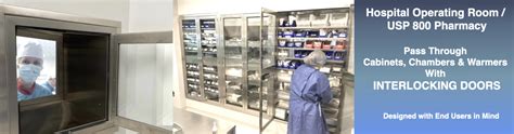 electronic interlock pass box|Pass Through Chamber USP 800 Pharmacy.